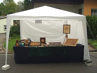 Mein Stand auf dem Markt in Mechernich-Bleibuir/Eifel